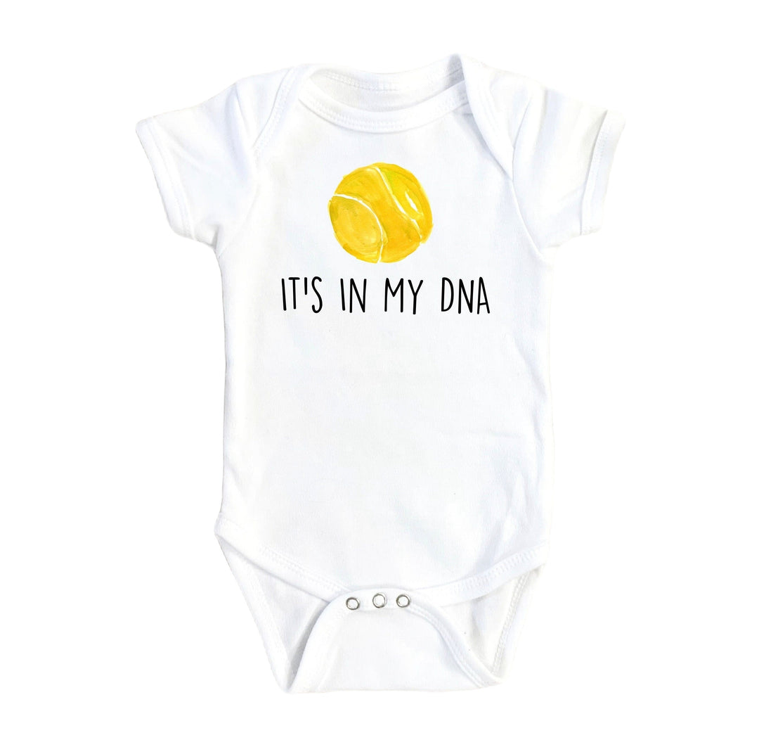 Tennis Dna - Baby Boy Girl Clothes Infant Bodysuit Funny Cute Newborn Onesie