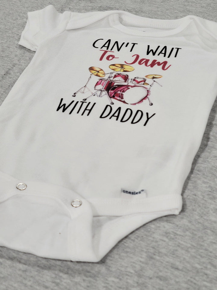 Drummer Jam - Baby Boy Girl Clothes Infant Bodysuit Funny Cute Newborn Onesie