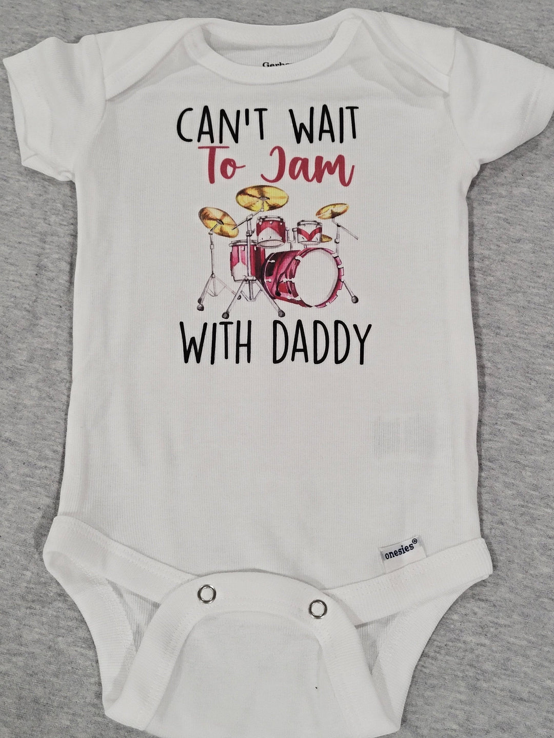 Drummer Jam - Baby Boy Girl Clothes Infant Bodysuit Funny Cute Newborn Onesie