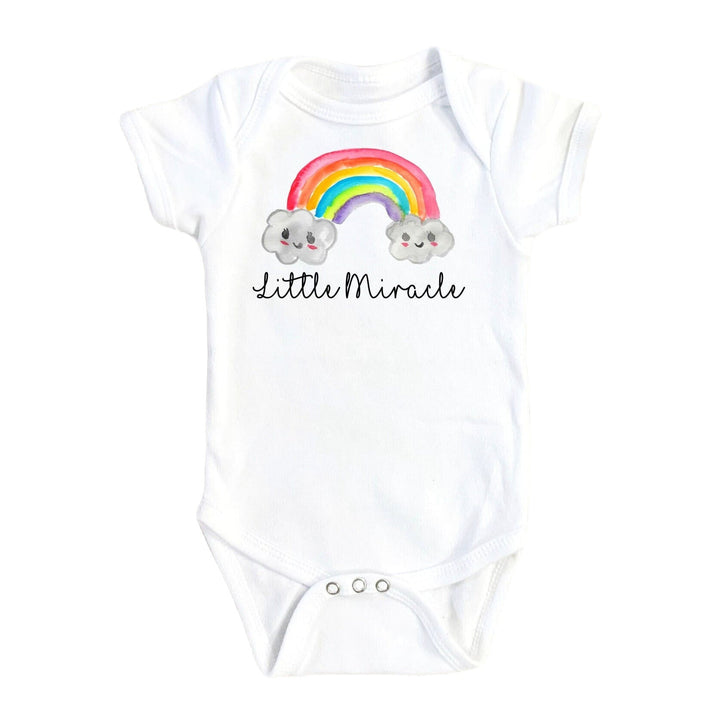 Rainbow Miracle - Baby Boy Girl Clothes Infant Bodysuit Funny Cute Newborn Onesie