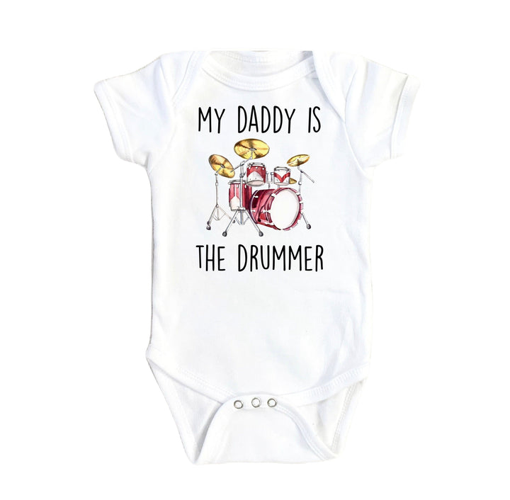 Drummer Dad - Baby Boy Girl Clothes Infant Bodysuit Funny Cute Newborn Onesie