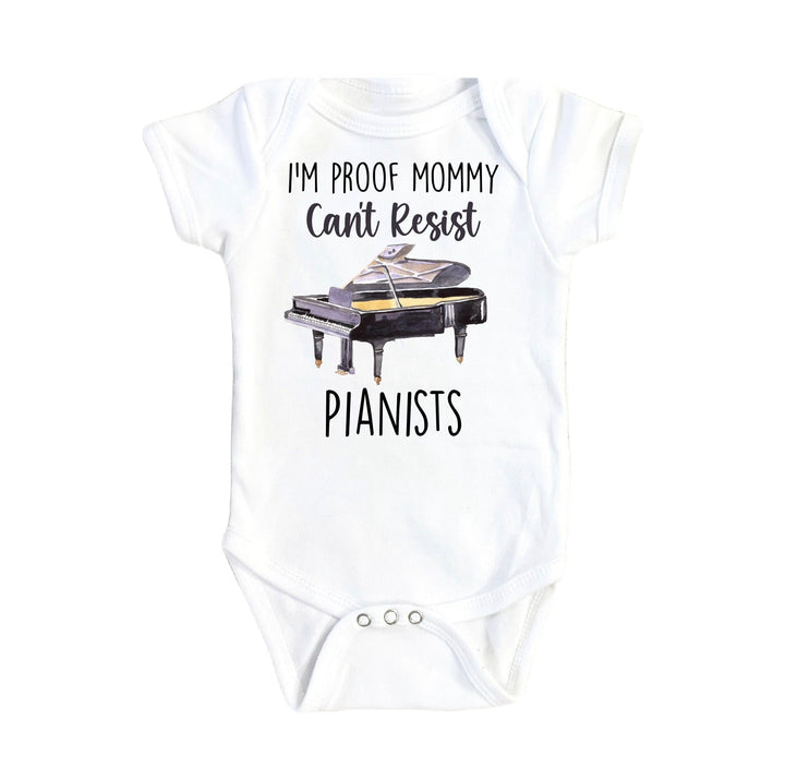 Piano - Baby Boy Girl Clothes Infant Bodysuit Funny Cute Newborn 1D Onesie