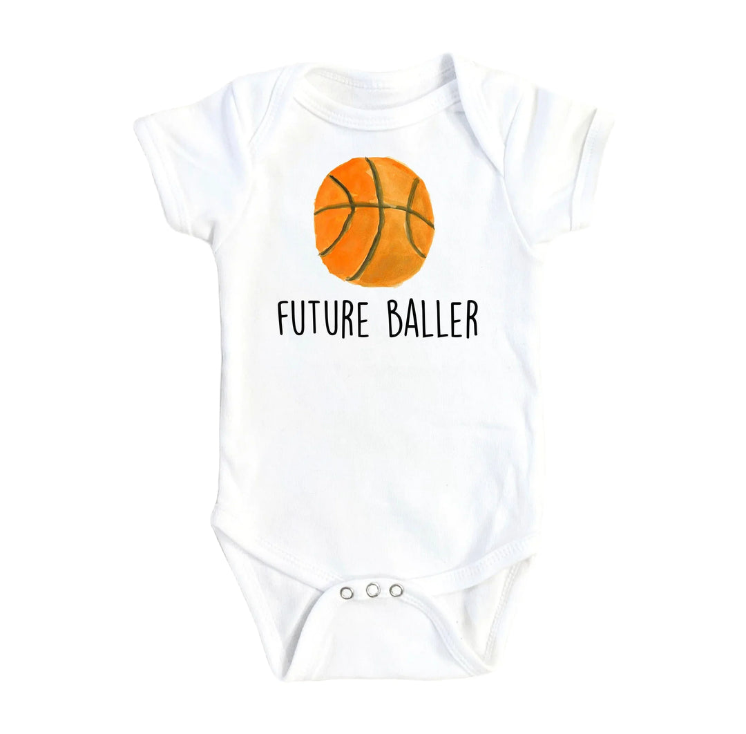 Basketball Baller - Baby Boy Girl Clothes Infant Bodysuit Funny Cute Newborn Onesie