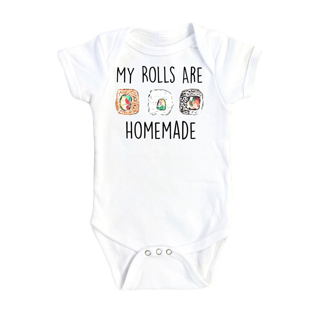 Sushi Roll - Baby Boy Girl Clothes Infant Bodysuit Funny Cute Newborn 1D Onesie