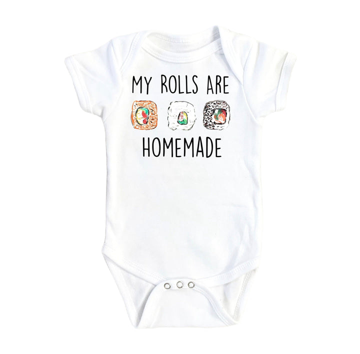 Sushi Roll - Baby Boy Girl Clothes Infant Bodysuit Funny Cute Newborn 1D Onesie