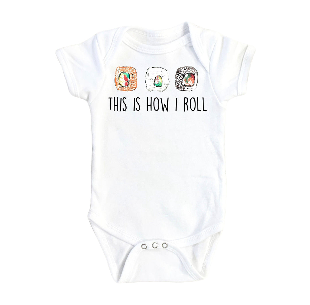 Sushi Roll - Baby Boy Girl Clothes Infant Bodysuit Funny Cute Newborn 1F Onesie