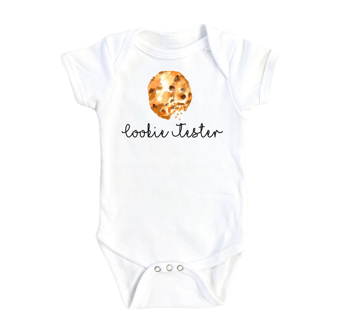 Cookie Tester Script - Baby Boy Girl Clothes Infant Bodysuit Funny Cute Newborn Onesie