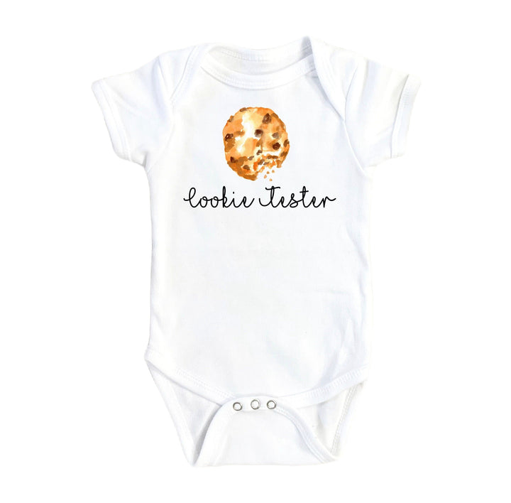 Cookie Tester Script - Baby Boy Girl Clothes Infant Bodysuit Funny Cute Newborn Onesie