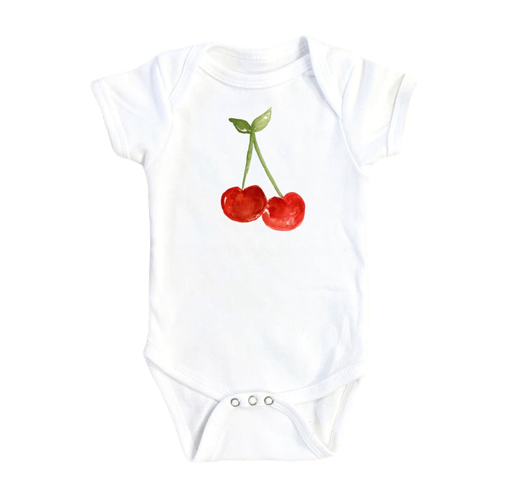 Cherry Alone - Baby Boy Girl Clothes Infant Bodysuit Funny Cute Newborn Onesie