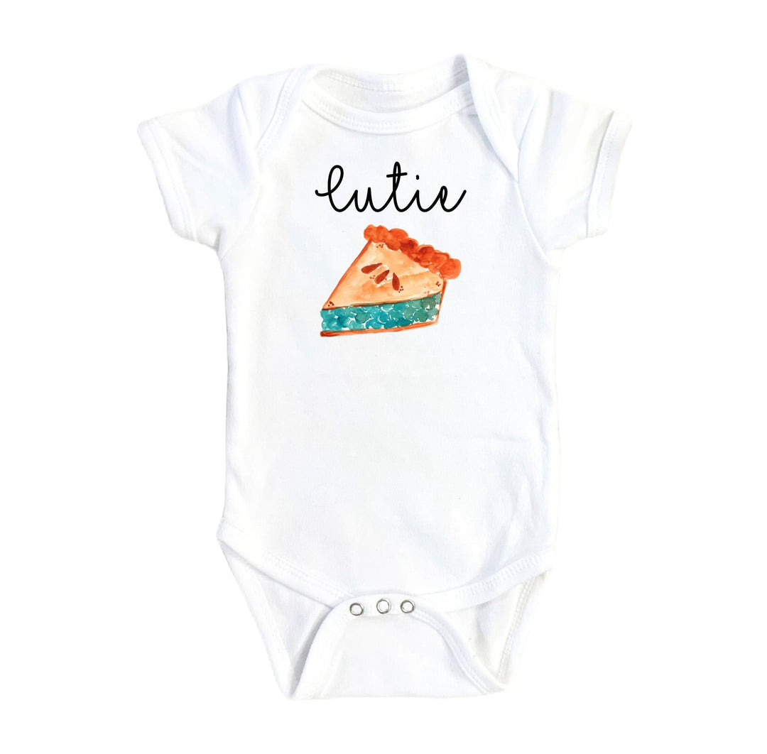 Pie Cutie - Baby Boy Girl Clothes Infant Bodysuit Funny Cute Newborn 1D Onesie