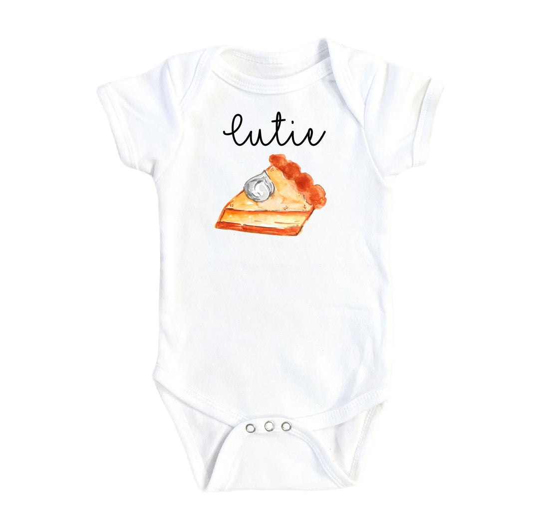 Pie Cutie - Baby Boy Girl Clothes Infant Bodysuit Funny Cute Newborn 1A Onesie