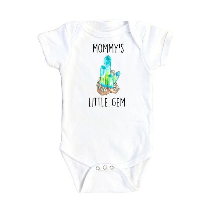 Quartz Blue Gem - Baby Boy Girl Clothes Infant Bodysuit Funny Cute Newborn Onesie