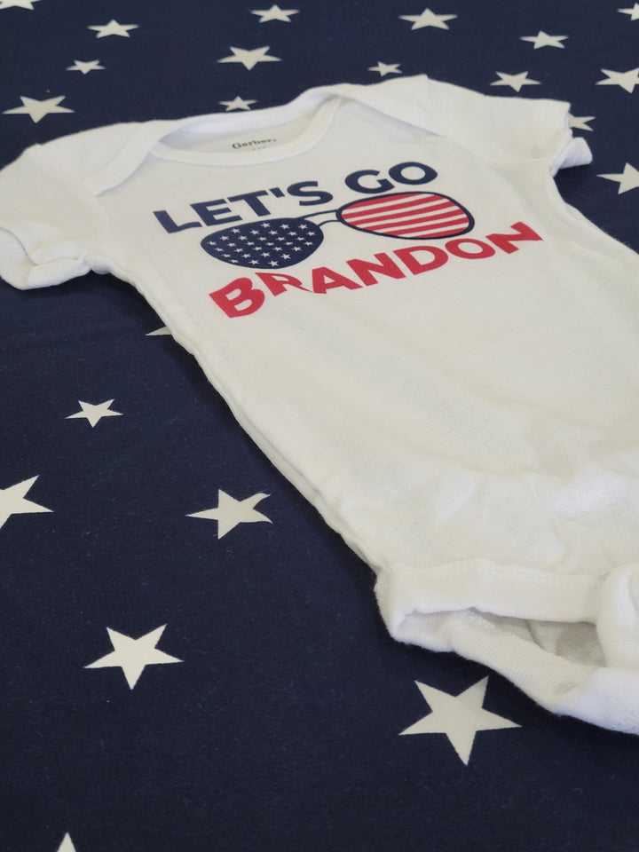 Let’s Go Brandon - Baby Boy Girl Clothes Infant Bodysuit Funny Cute Newborn 1D Onesie