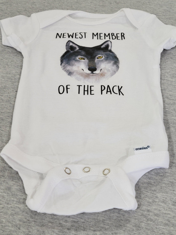 Wolf Pack - Baby Boy Girl Clothes Infant Bodysuit Funny Cute Newborn 1D Onesie