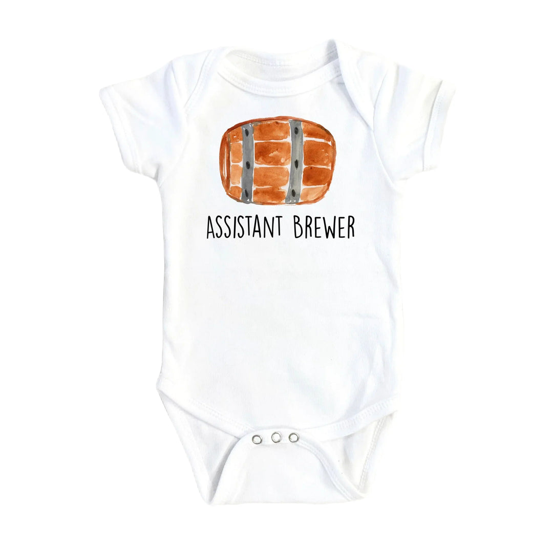 Beer Assistant - Baby Boy Girl Clothes Infant Bodysuit Funny Cute Newborn Onesie