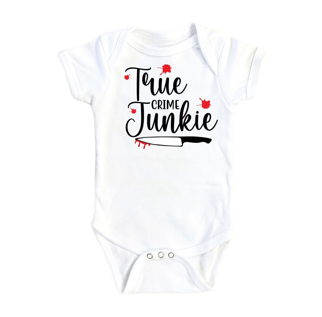 True Crime - Baby Boy Girl Clothes Infant Bodysuit Funny Cute Newborn Onesie