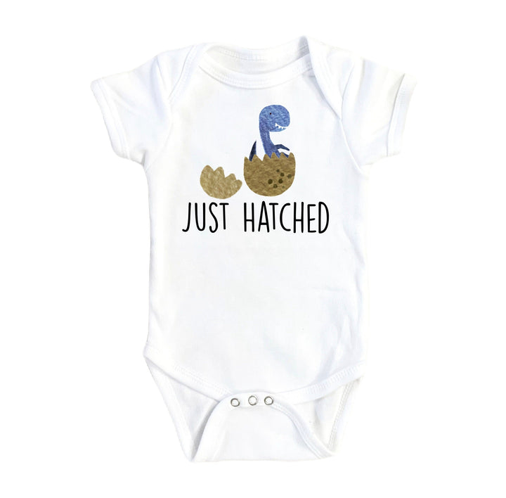 Dinosaur Hatched - Baby Boy Girl Clothes Infant Bodysuit Funny Cute Newborn Onesie