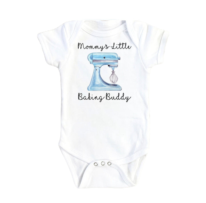 Baking Blue Mixer - Baby Boy Girl Clothes Infant Bodysuit Funny Cute Newborn Onesie