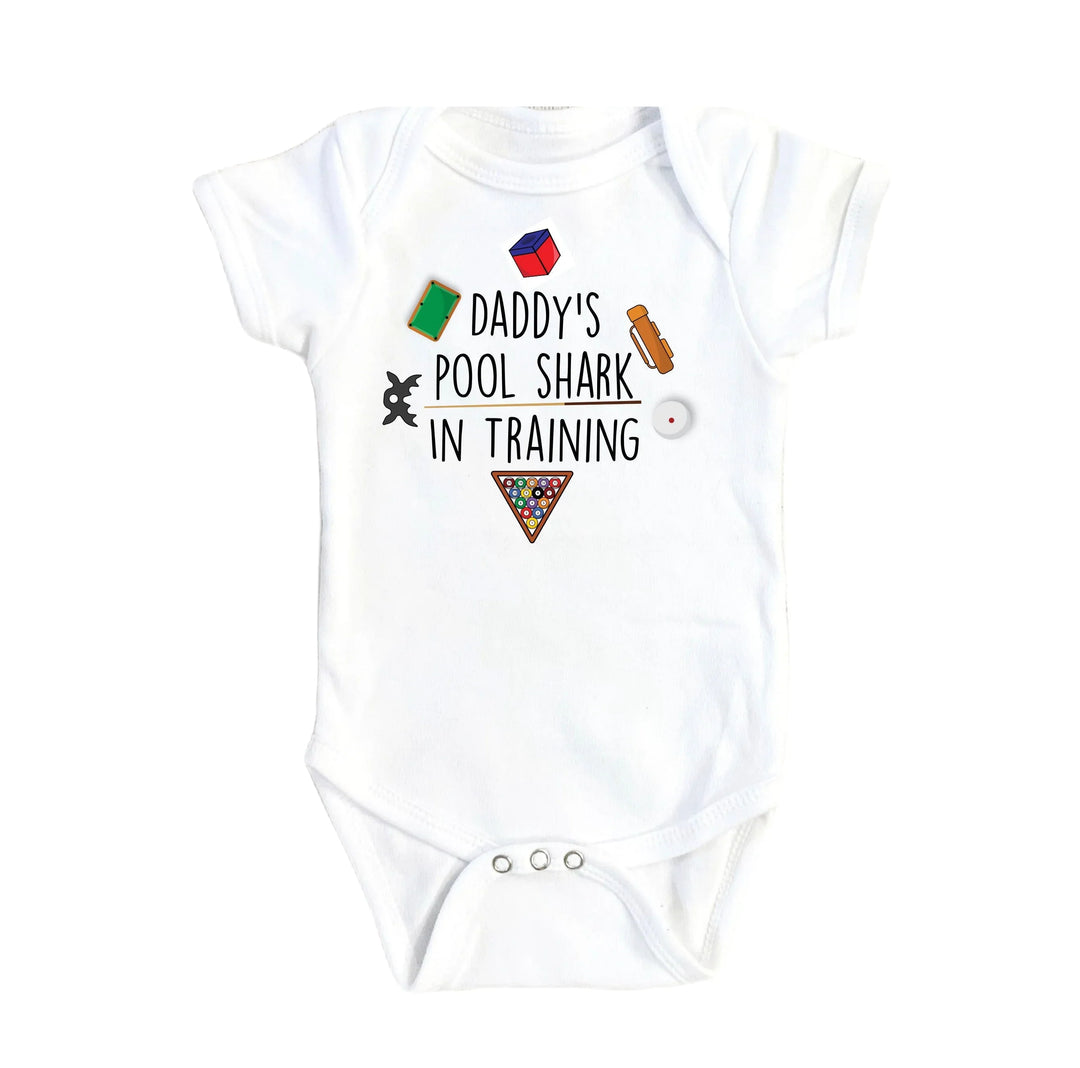 Pool Table Training - Baby Boy Girl Clothes Infant Bodysuit Funny Cute Newborn Onesie