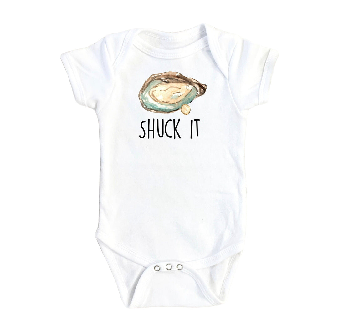 Oyster Shuck - Baby Boy Girl Clothes Infant Bodysuit Funny Cute Newborn Onesie