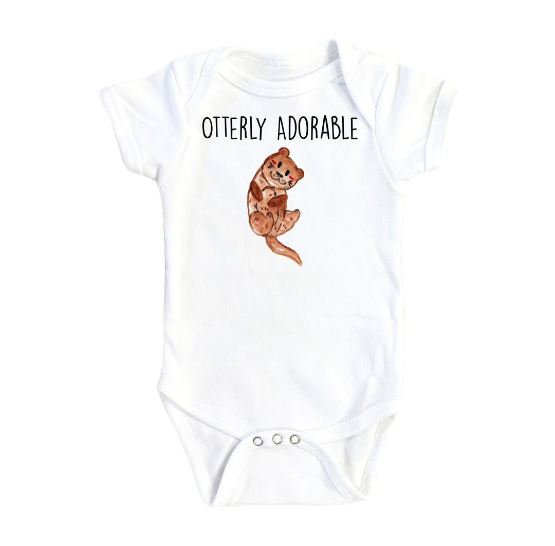 Otter Adorable - Baby Boy Girl Clothes Infant Bodysuit Funny Cute Newborn Onesie