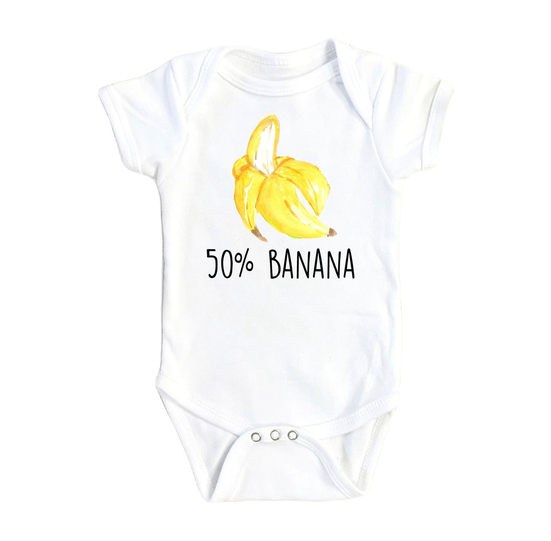 Banana 50 - Baby Boy Girl Clothes Infant Bodysuit Funny Cute Newborn Onesie