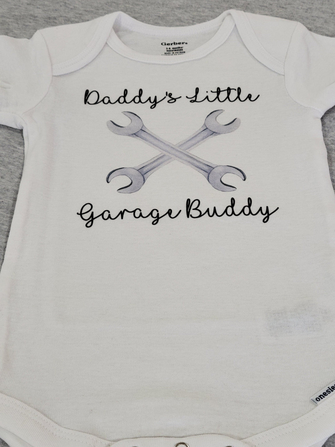 Mechanic Garage - Baby Boy Girl Clothes Infant Bodysuit Funny Cute Newborn Onesie