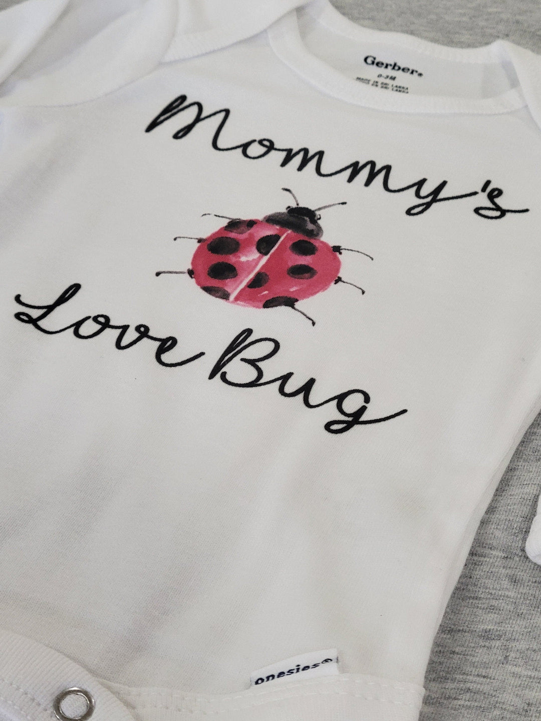 Ladybug Love Bug - Baby Boy Girl Clothes Infant Bodysuit Funny Cute Newborn Onesie