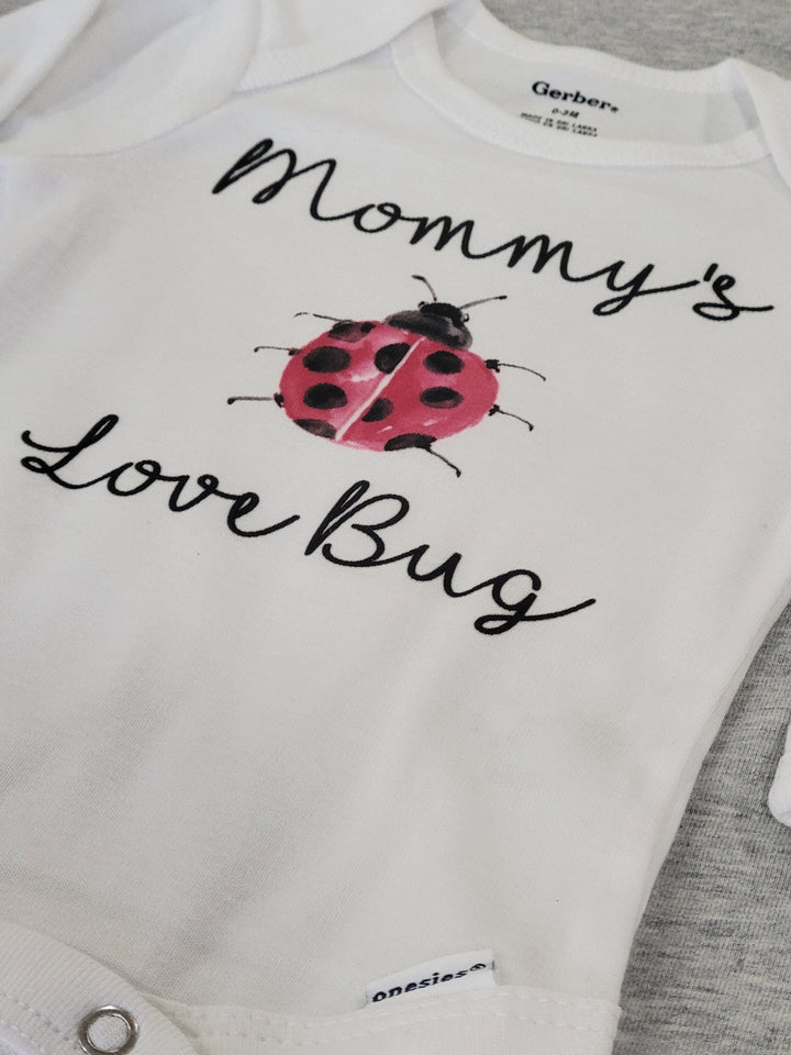 Ladybug Love Bug - Baby Boy Girl Clothes Infant Bodysuit Funny Cute Newborn Onesie