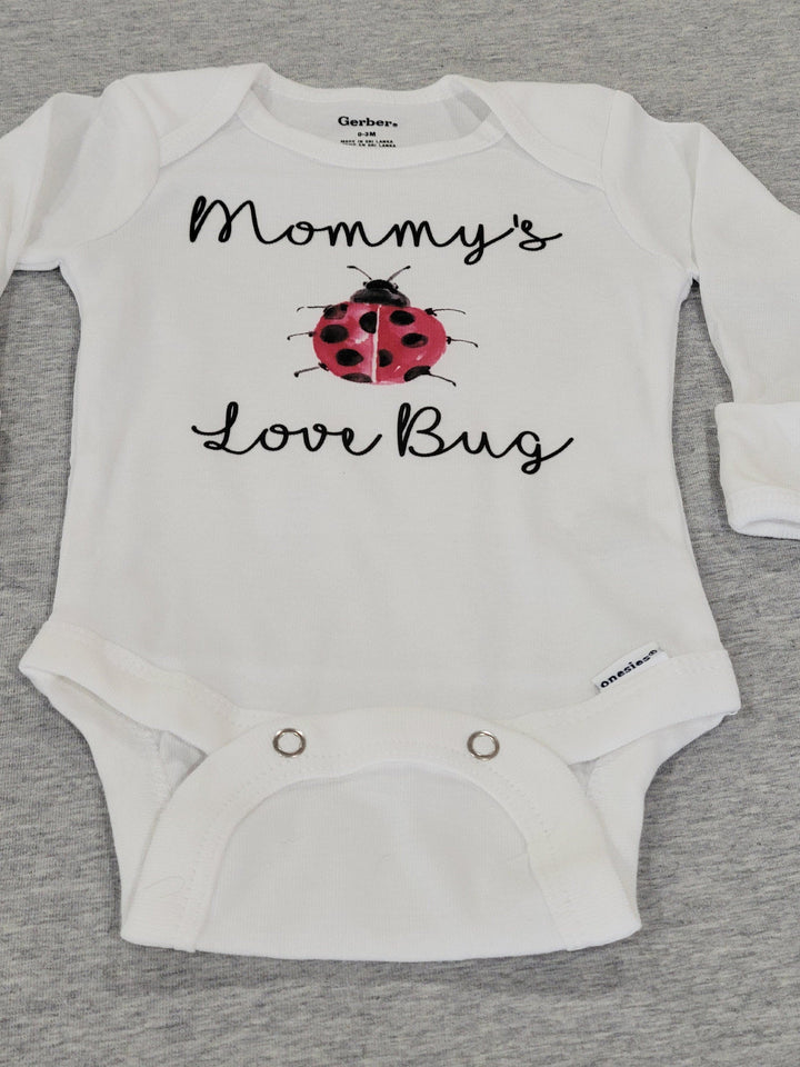 Ladybug Love Bug - Baby Boy Girl Clothes Infant Bodysuit Funny Cute Newborn Onesie