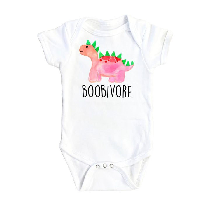 Dinosaur Pink - Baby Boy Girl Clothes Infant Bodysuit Funny Cute Newborn Onesie