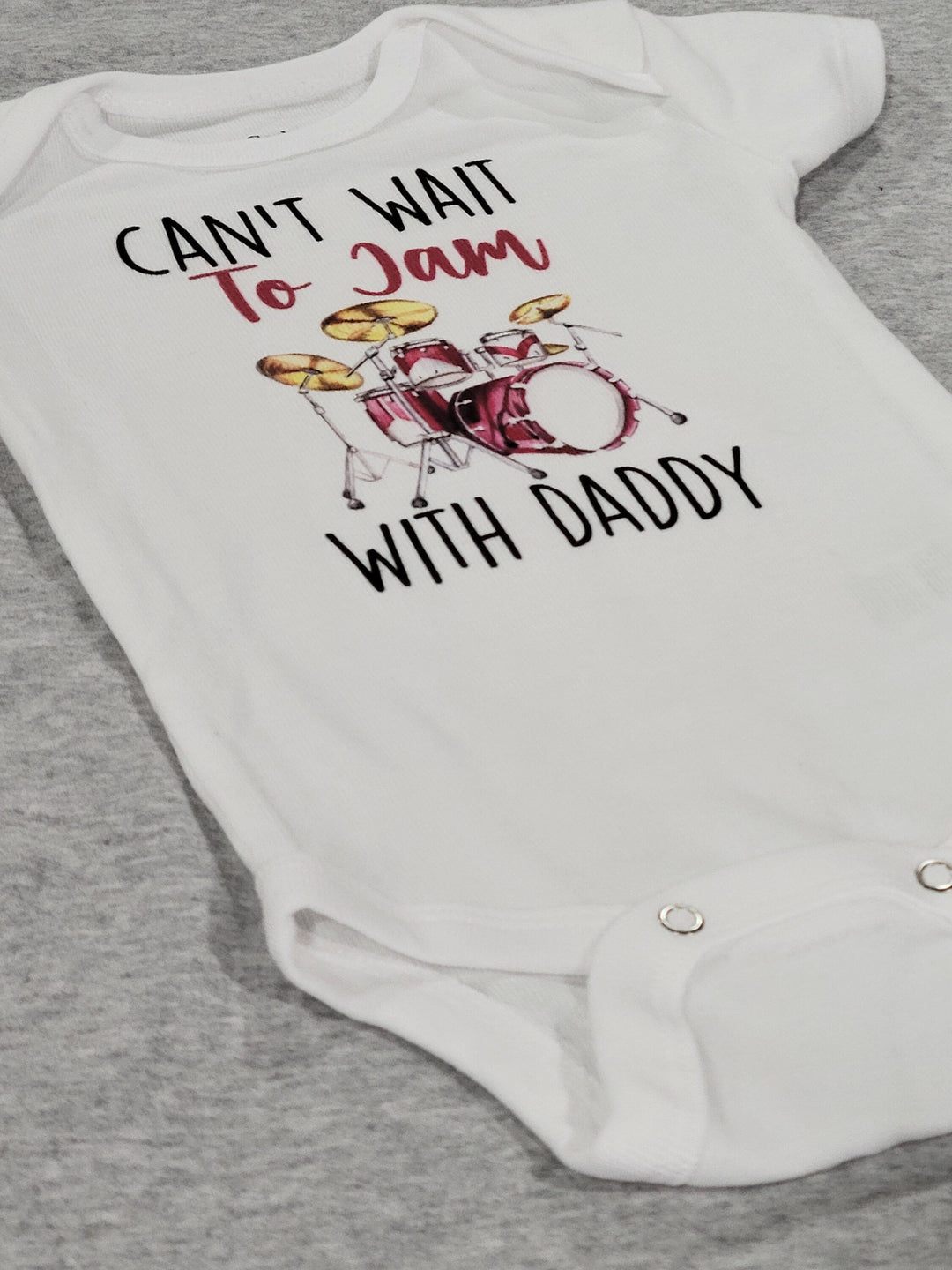 Drummer Jam - Baby Boy Girl Clothes Infant Bodysuit Funny Cute Newborn Onesie