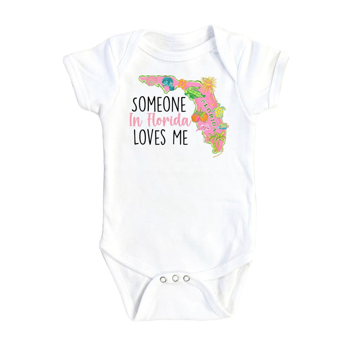 Florida Pink 2 - Baby Boy Girl Clothes Infant Bodysuit Funny Cute Newborn Onesie