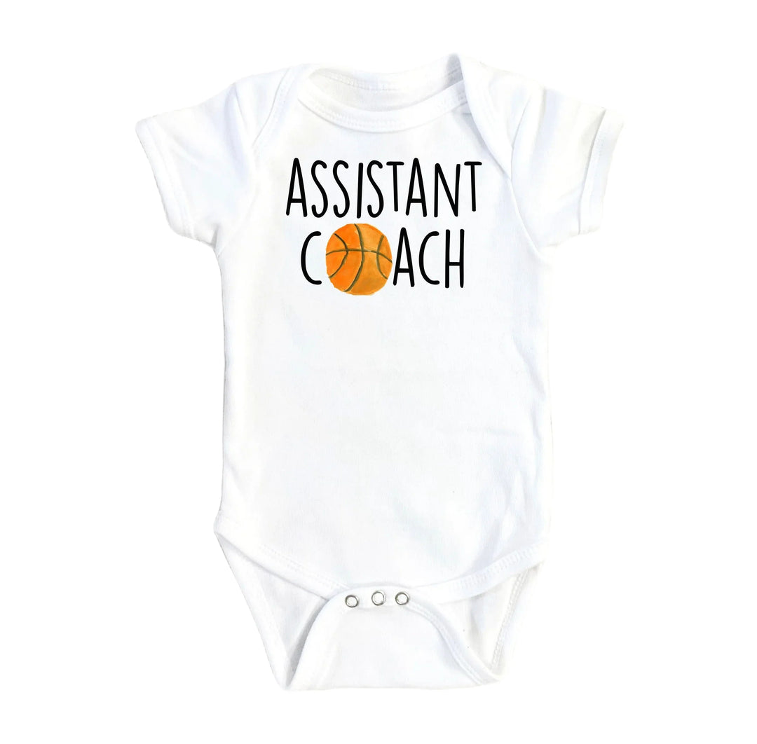 Assistant Basketball - Baby Boy Girl Clothes Infant Bodysuit Funny Cute Newborn Onesie