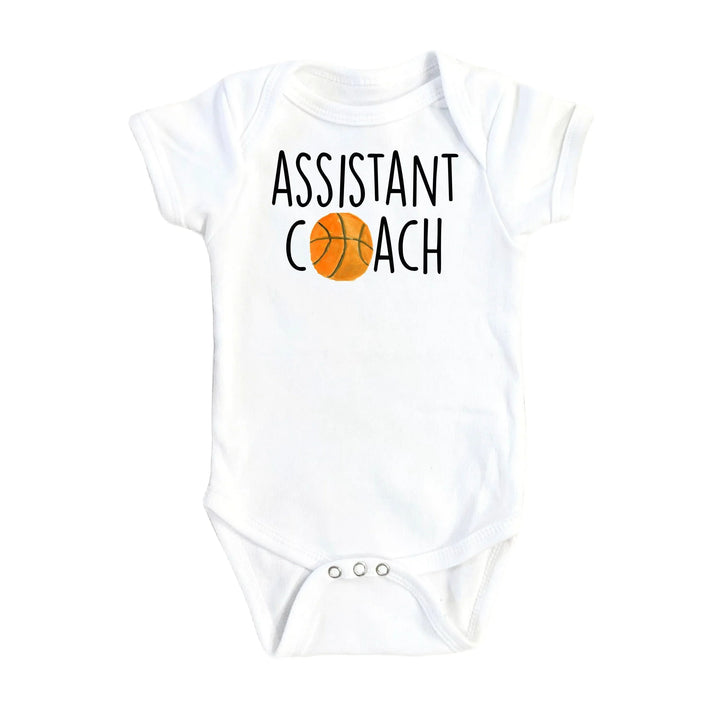 Assistant Basketball - Baby Boy Girl Clothes Infant Bodysuit Funny Cute Newborn Onesie