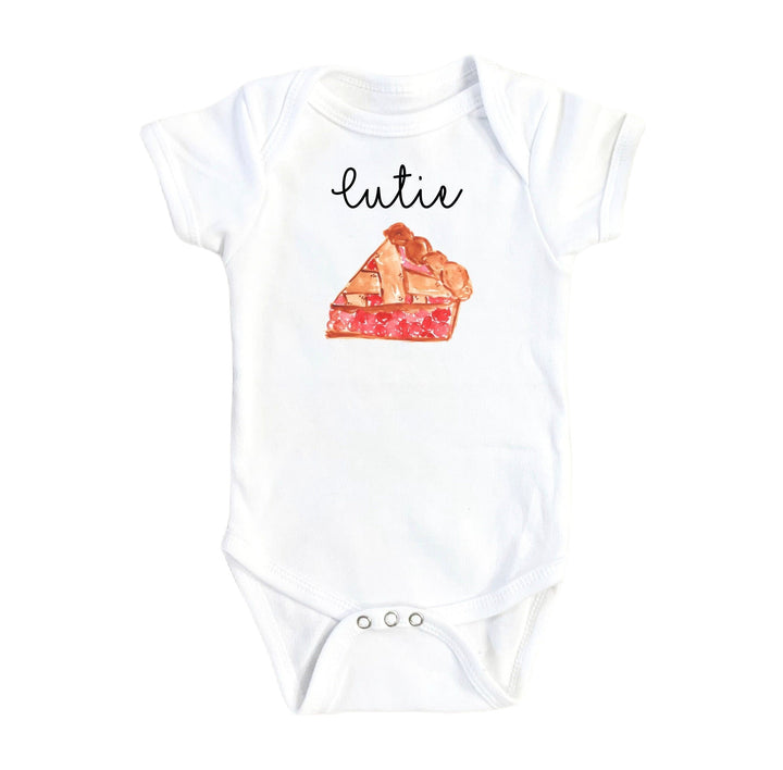 Pie Cutie - Baby Boy Girl Clothes Infant Bodysuit Funny Cute Newborn 1C Onesie