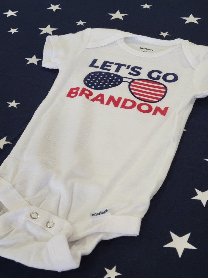 Let’s Go Brandon - Baby Boy Girl Clothes Infant Bodysuit Funny Cute Newborn 1D Onesie