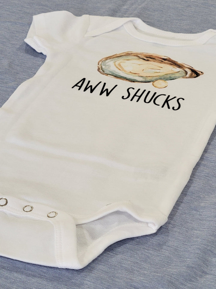 Oyster Aww - Baby Boy Girl Clothes Infant Bodysuit Funny Cute Newborn Onesie