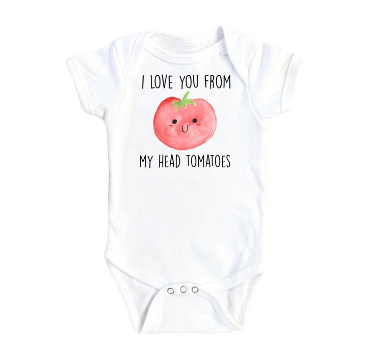 Tomato Head Toes - Baby Boy Girl Clothes Infant Bodysuit Funny Cute Newborn Onesie