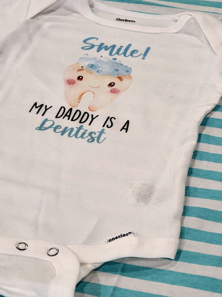 Dental - Baby Boy Girl Clothes Infant Bodysuit Funny Cute Newborn 17 Onesie