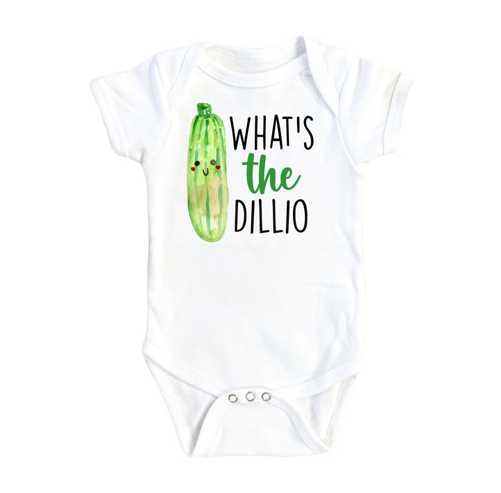 Pickle Dillio - Baby Boy Girl Clothes Infant Bodysuit Funny Cute Newborn Onesie