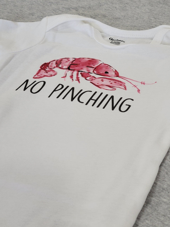 Crawfish Pinch - Baby Boy Girl Clothes Infant Bodysuit Funny Cute Newborn Onesie