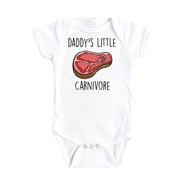 Meat Carnivore Bbq - Baby Boy Girl Clothes Infant Bodysuit Funny Cute Newborn Onesie