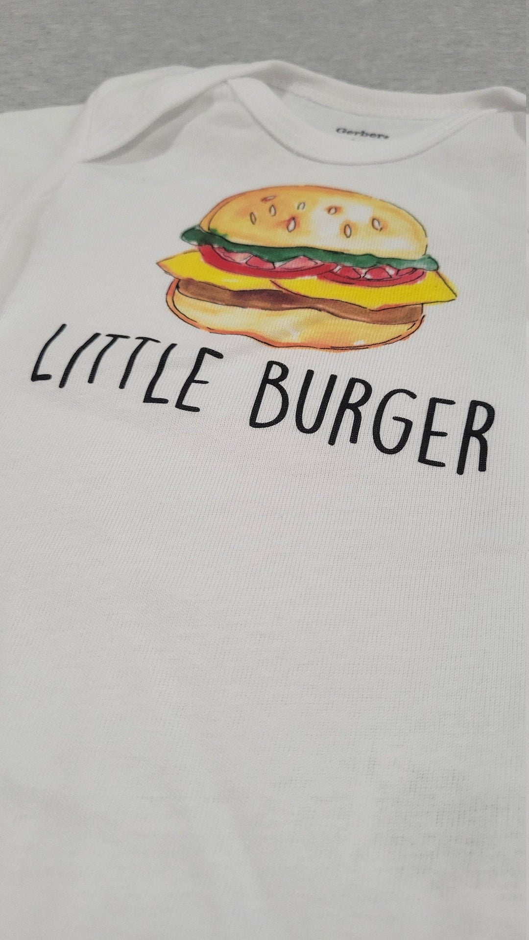 Little Burger - Baby Boy Girl Clothes Infant Bodysuit Funny Cute Newborn Onesie