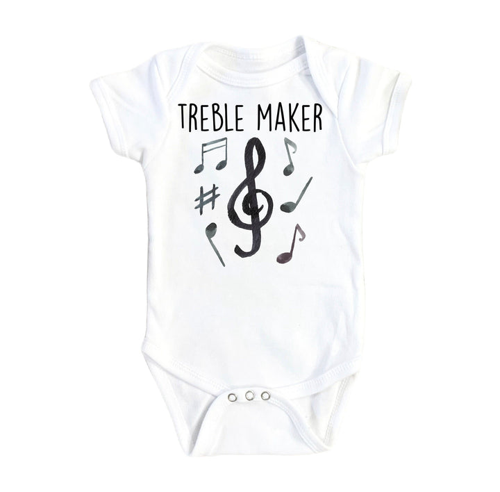 Musician Treble - Baby Boy Girl Clothes Infant Bodysuit Funny Cute Newborn Onesie