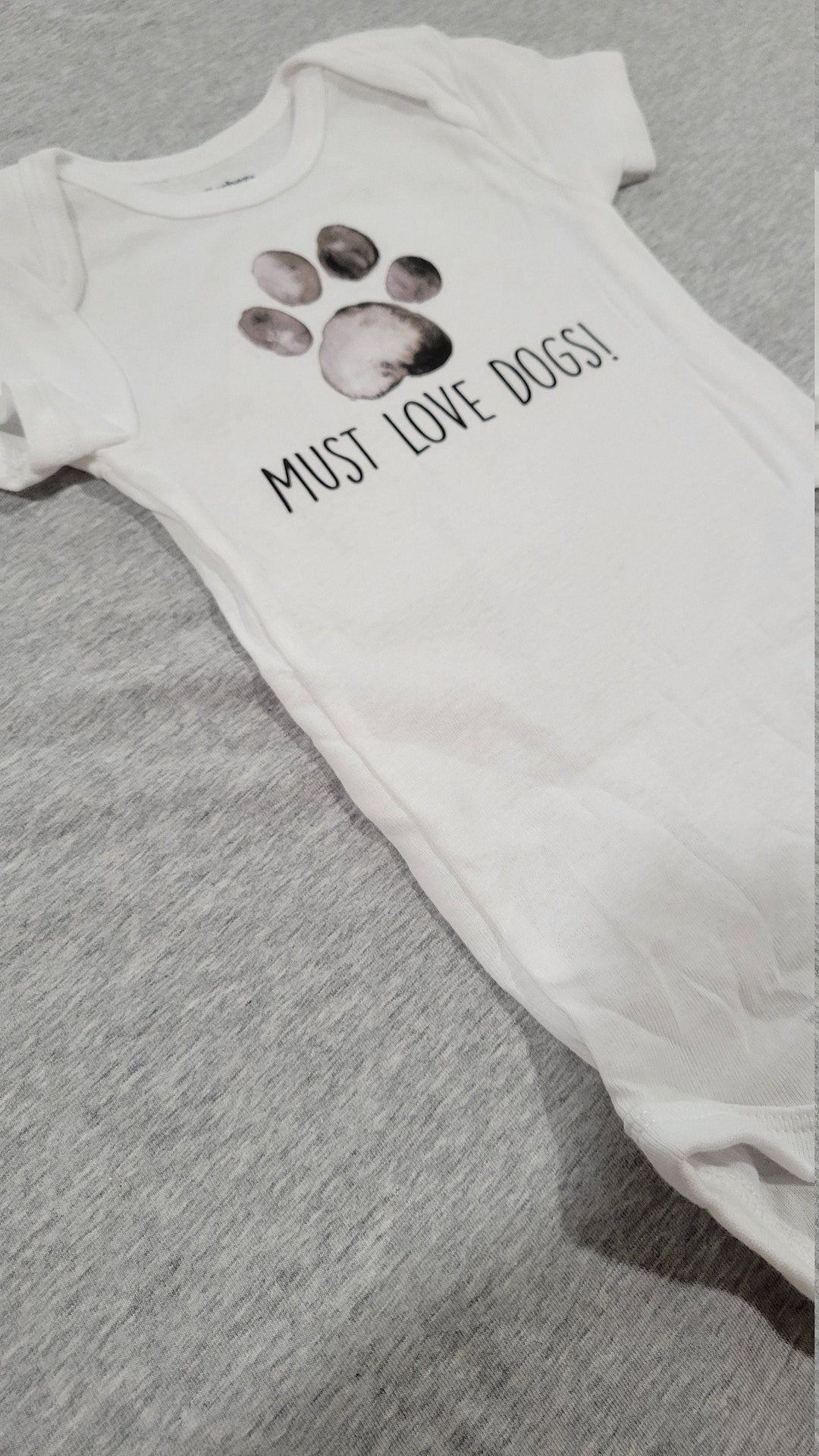 Dog Must Love - Baby Boy Girl Clothes Infant Bodysuit Funny Cute Newborn Onesie