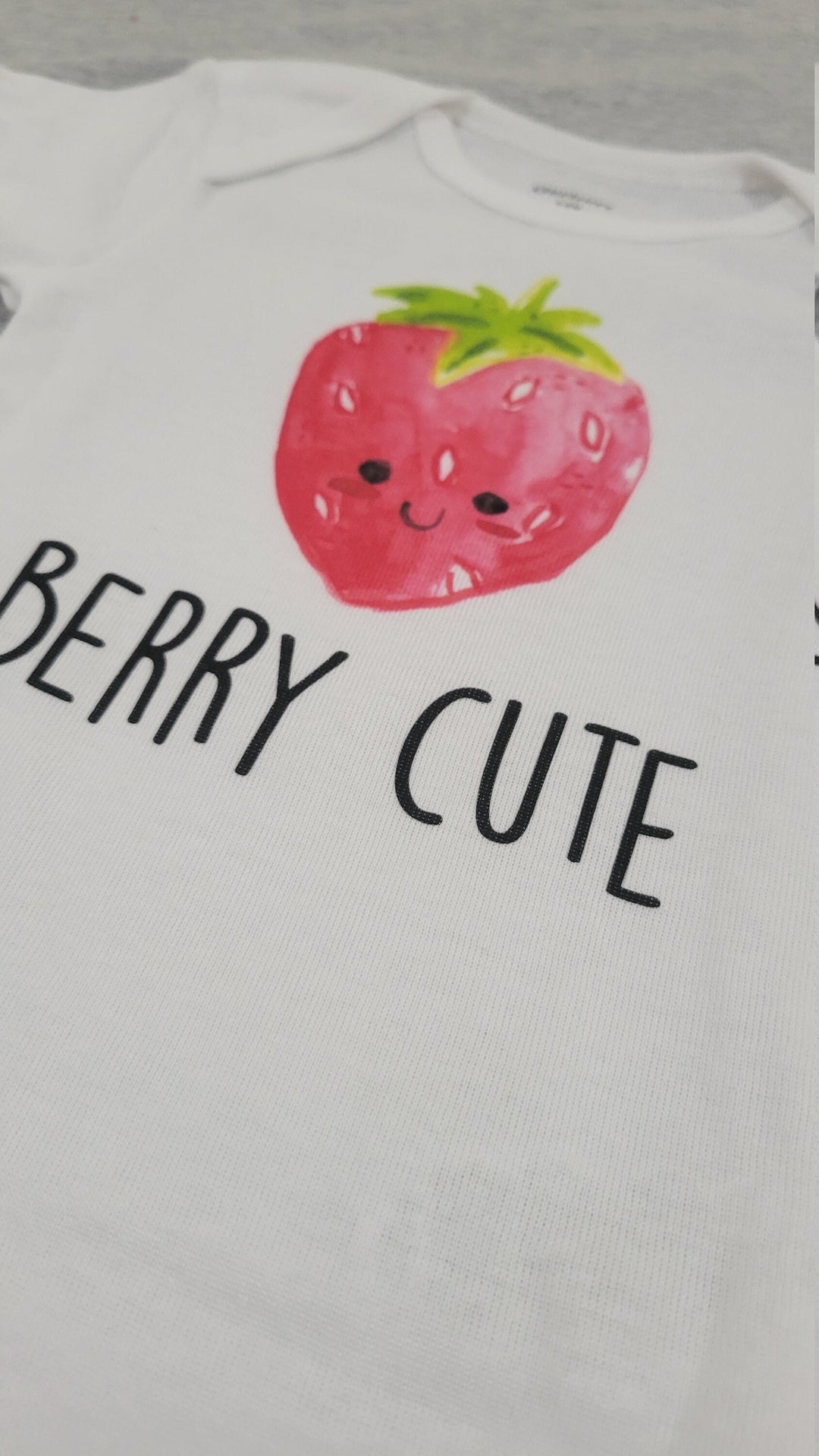 Strawberry Cute - Baby Boy Girl Clothes Infant Bodysuit Funny Newborn 1A Onesie