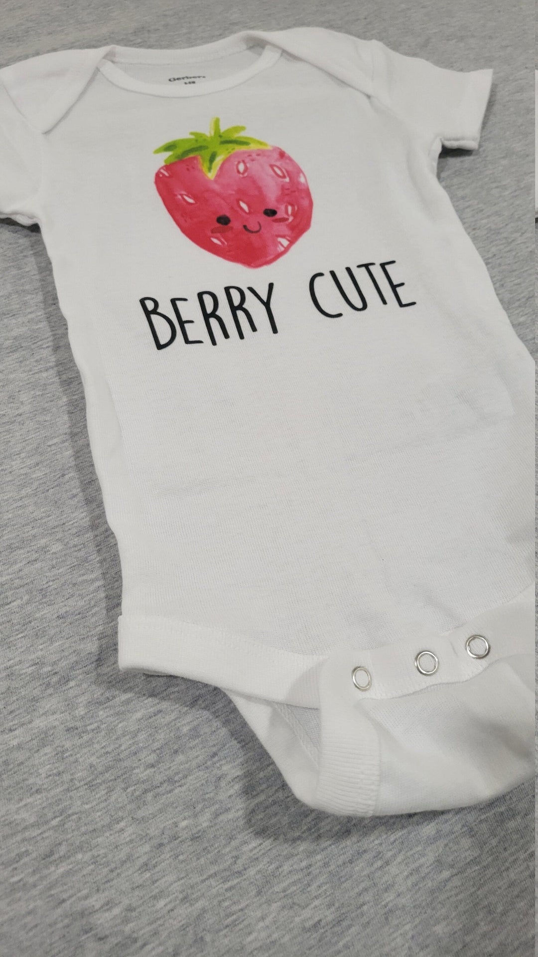 Strawberry Cute - Baby Boy Girl Clothes Infant Bodysuit Funny Newborn 1A Onesie