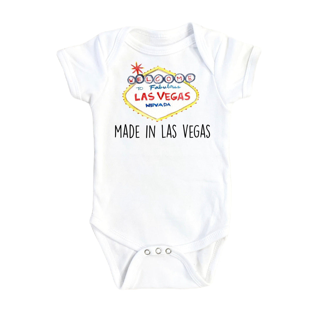 Las Vegas - Baby Boy Girl Clothes Infant Bodysuit Funny Cute Newborn 1B Onesie