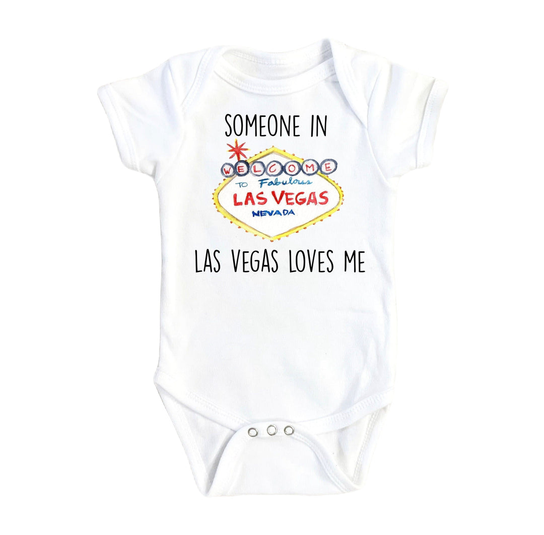 Las Vegas - Baby Boy Girl Clothes Infant Bodysuit Funny Cute Newborn 1A Onesie